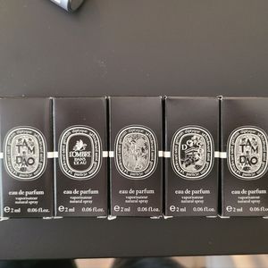 Diptyque Sample Fragrances - 2 ml x 5
